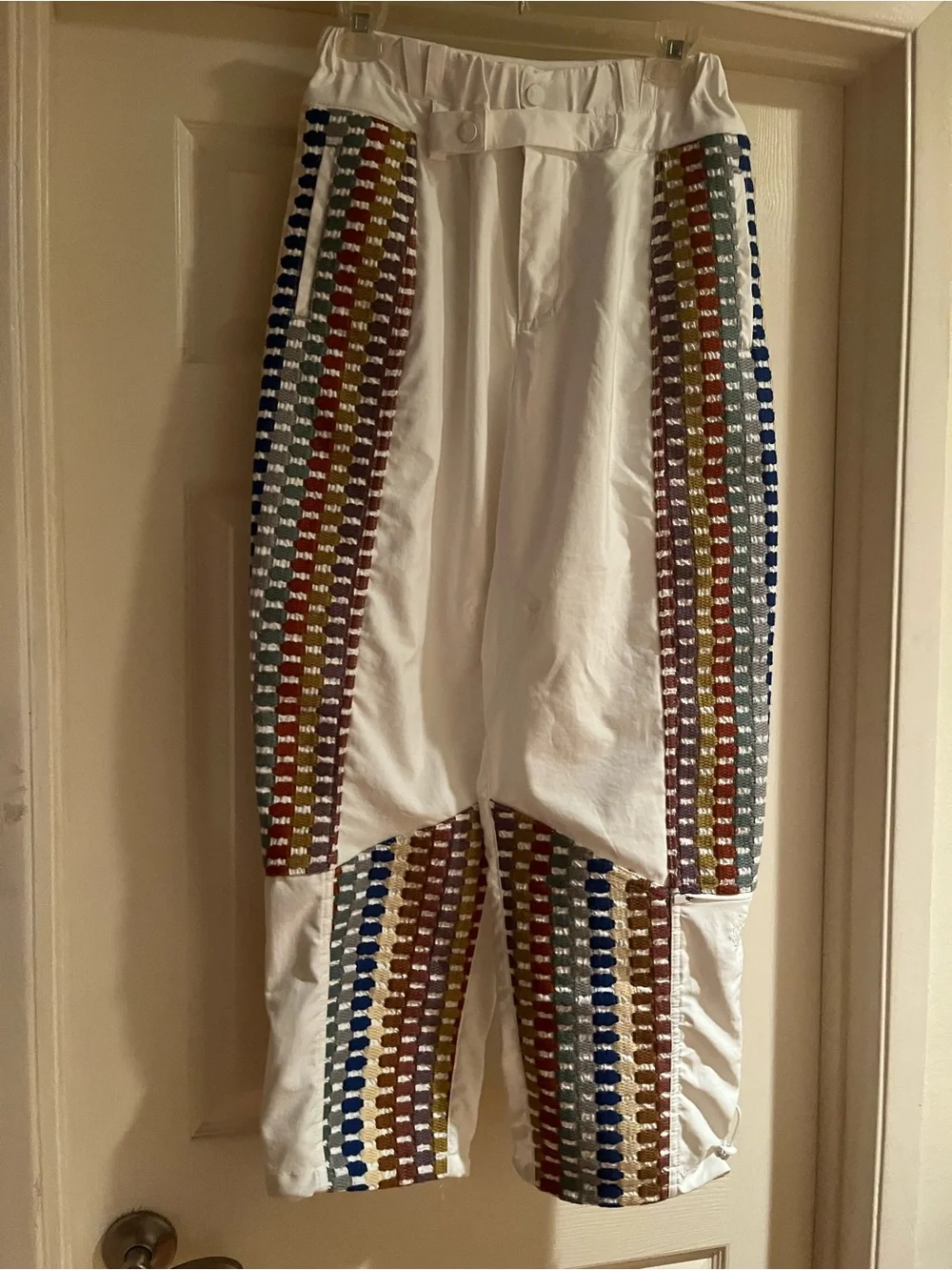 EUC Free People Movement Kaleidoscope Embroidered Pants. Size S